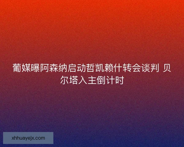 葡媒曝阿森纳启动哲凯赖什转会谈判 贝尔塔入主倒计时